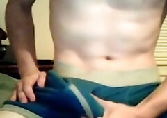 twink strips to jerk off