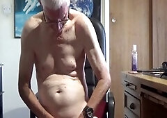 Gay cum, vibrator, sex toy