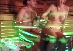 Real Sex With Hot Milf In Public Sauna!