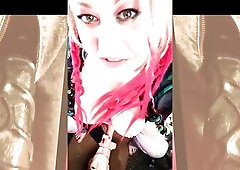 The Cute Transsexual desires to See u Suck on your 1st BBC and Gag on it