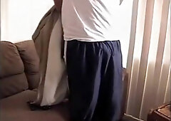 Young hariy arsed military guy solo and HJ