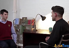 Altarboy gets dick tugged