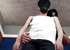 Asian twink, asian cumming, massive cumshots