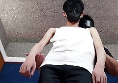 Asian twink, asian cumming, massive cumshots