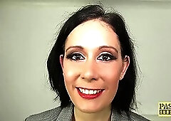 Classy UK MILF Belle OHara submits to dom