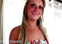 Blonde babe pov addict