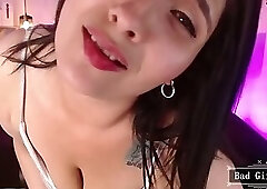 Big booty cute horny milf closeup huge saggy tits tease