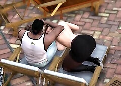 GTA 5 Franklin and Amanda Parody (Part X)Amanda catches Franklin relaxing by Michael's pool and resolves to take things to the next level inside 