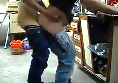 Bareback Fun in the Back Room for Two Horny Amateurs