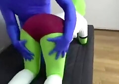 amateur MILF getting fucked and takes cum in mouth