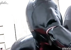 This time, Gloomy wanted to film smth unlike our ordinary episodes. That babe recorded the action herself likewise. I was wearing a latex mask with me