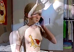 Small boobs, naked girls, sperm eating