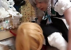 Cosplay Anal Fun with Asian Amateur Crossdresser134d