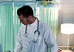 DoctorAdventures.com: Jenni Lee fingering in hospital HD