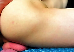 My wifey's magic wand strokes my guts. It's supah! I expect she doesn't find out hehe.