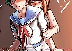 Ochaco, my hero acadamia, guided prostate