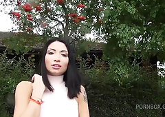 College Babe Gets Picked Up By Fat Cock Stud