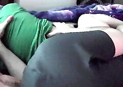 my wifes BFF great spooning screw until I cum inside her!