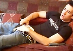 Young Aden Cross Jerking Off