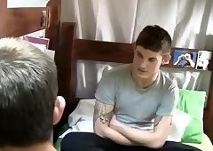 Two hot gays arrange a sex party