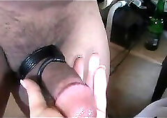 Stuffing Cock With an Object