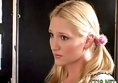 Mischievous Treeper Getting Her Tight Gash Fucked