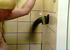 slave Gerard pipes a dildo and he also takes enema