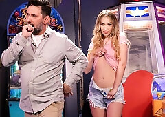 An awesome doggy style fuck with a gorgeous girlfriend Sky Pierce