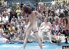 See Cute beauty dances on the stage on now! - Group, Amature, Outdoor Porn Dude loves to spill water over hawt honeys during the time that they dance 