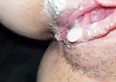 Pregnant amateur babe fucks a POV dick and gets creampied