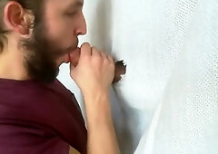 Homemade POV gloryhole cum in mouth