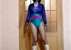 Boots leaotard and pantyhose