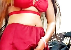 Submissive girl, femboy dominated