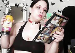 Emo Girlfriend Reads U A Comic & Drinks Caffeine