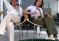 Passionate roommates indulge in lesbian pleasure while the neighbors enjoy the show