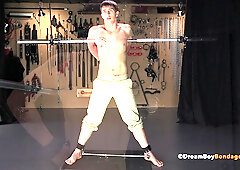 Young Twunk Jacob Hunk Finishes off in Restrain bondage After Cruel Flagellating