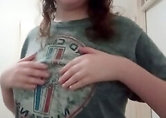 Naughty office play with my busty boss featuring milk jugs