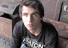 Edgy amateur guy getting his asshole banged silly