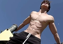 EastBoys - Daniel Donovan Flexing and big dick