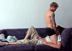 Invited A Porno Actor For Dinner And Deep throated Him Before He Ruined My Sleek Cock-squeezing Caboose
