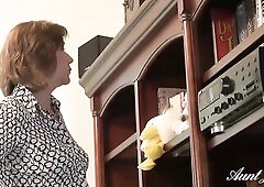 60yo Genuine Texas Amateur GILF Marie gets sexually excited cleaning-up around the abode. That Babe rubs her moist OLDER SNATCH until this babe cums. 