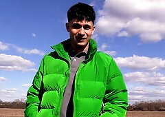 POV public anal in a car with Denny and Bruno Baxter