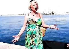 Eva is a granny who likes booty part 1