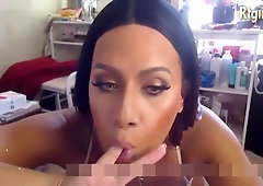 sexy lingerie trans milf feet fetish jerking her dick