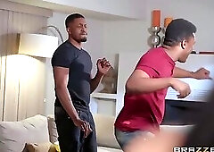 Neglected Ebony Babe Fucks Uninvited BBC Guest