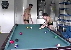 Caucasian Swallows Two Loads