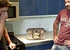 Gay plumber Berke gets humped by Tommy at work