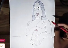 My Girlfriend was transgender and I screwed her a lot with Drawing Art English version