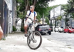 I offered the stranger water and he ended up fucking me on the abandoned bus