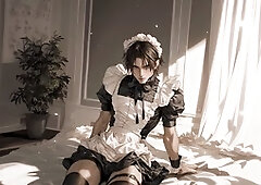 ASMR - Transforming your naughty boy into an eager maid for some man-on-man fun - Male for male roleplay